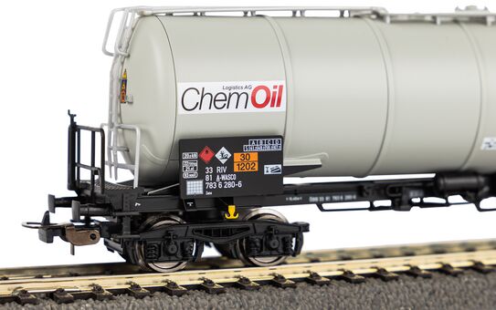 Piko Knickkesselwagen ChemOil Wascosa SBB VI Artikelnummer: 24613 Heißer Verkauf