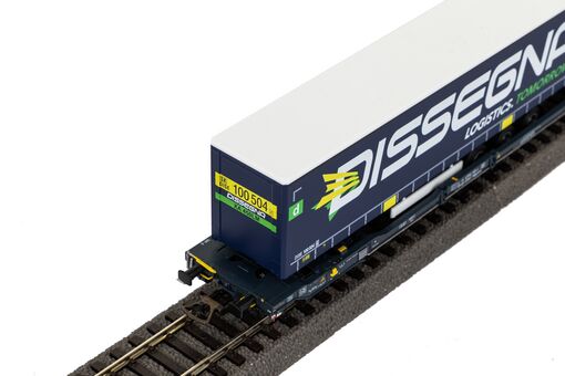 Piko Taschenwagen T3000e Cemat mit 2 "Dissegna" Trailern SBB VI Artikelnummer: 24600 Rabatt