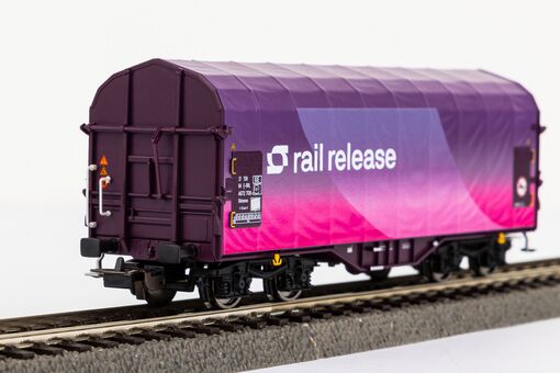 Piko Schiebeplanenwagen Shimmns Rail Release VI Artikelnummer: 24607 Begrenztes Angebot
