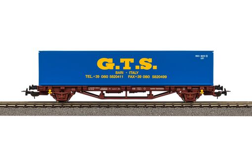 Piko Containertragwagen GTS FS V 1x40' Container Artikelnummer: 27700 zollfrei