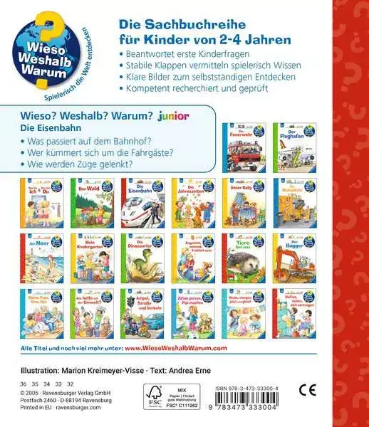 Ravensberger Matratzen Ravensburger Wieso? Weshalb? Warum? junior, Band 9: Die Eisenbahn Lagerräumung
