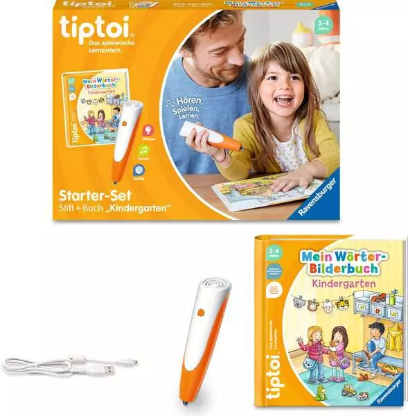 Ravensberger Matratzen tiptoi® Starter-Set: Stift und Wörter-Bilderbuch Kindergarten Online Outlet