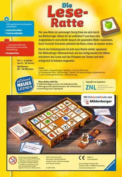 Ravensberger Matratzen Die Lese-Ratte - Kinderspiel ab 6 Jahren Große Rabatte