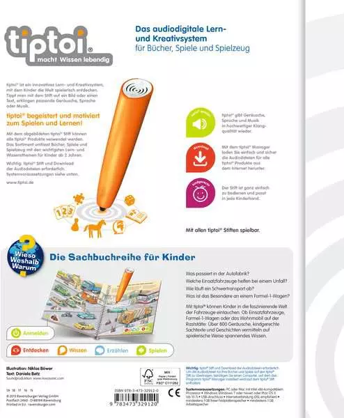 Ravensberger Matratzen tiptoi® Wieso? Weshalb? Warum? Die Welt der Fahrzeuge Bestseller