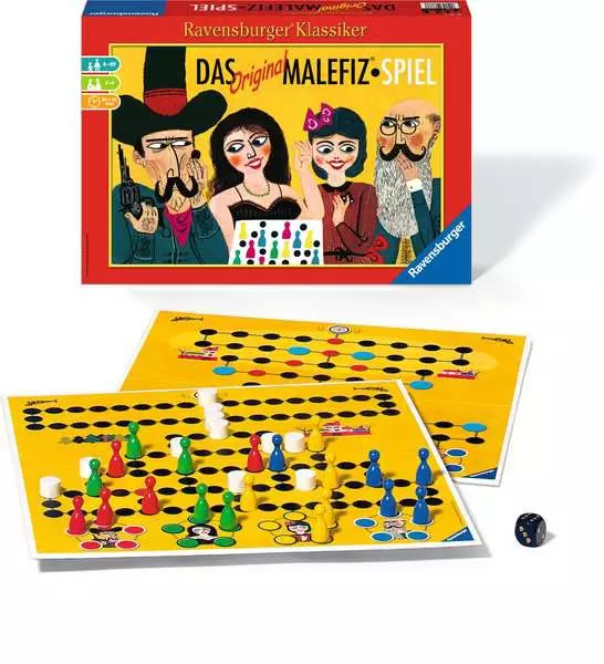 Ravensberger Matratzen Das Original Malefiz®-Spiel - Spiel ab 6 Jahren Kauf eins, bekomm eins gratis
