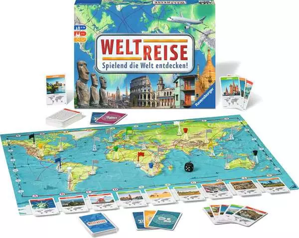 Ravensberger Matratzen Weltreise - Spiel ab 8 Jahren Letzter Tag