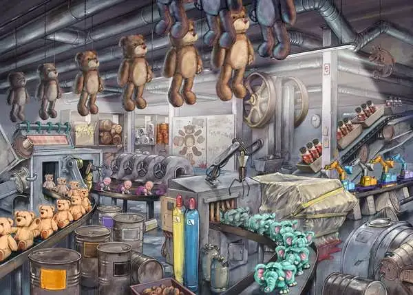 Ravensberger Matratzen Puzzle 368 Teile - In der Spielzeugfabrik im Angebot