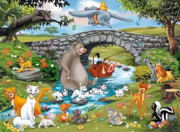 Ravensberger Matratzen Kinderpuzzle ab 6 Jahren - Die Familie der Animal Friends - 100 Teile Schlussverkauf