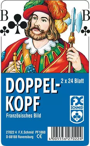 Ravensberger Matratzen Doppelkopf, Französisches Bild, in Klarsicht-Box - Kartenspiel ab 8 Jahren Sonderangebot