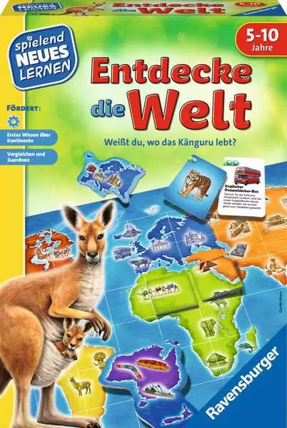 Ravensberger Matratzen Entdecke die Welt - Kinderspiel ab 5 Jahren
