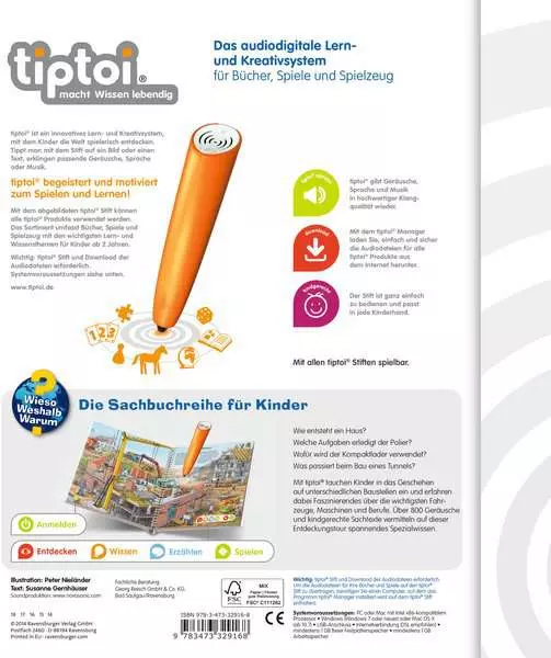 Ravensberger Matratzen tiptoi® Wieso? Weshalb? Warum? Komm mit auf die Baustelle Preisnachlass