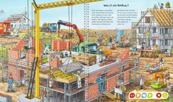 Ravensberger Matratzen tiptoi® Wieso? Weshalb? Warum? Komm mit auf die Baustelle Preisnachlass
