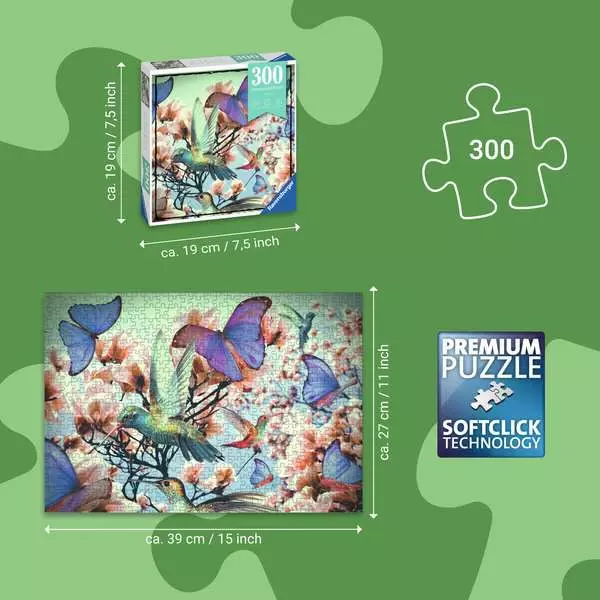 Ravensberger Matratzen Puzzle 300 Teile - Hummingbird Valentinstagsangebot