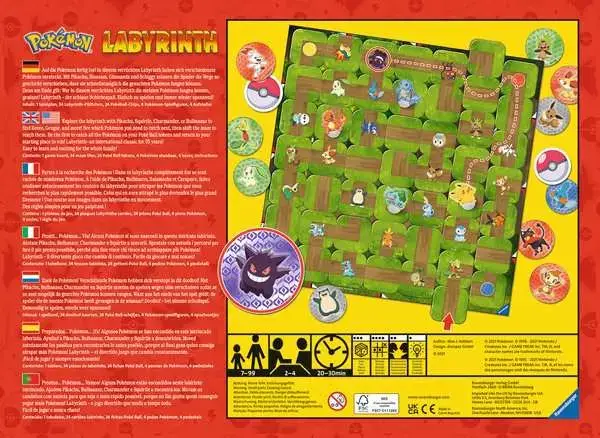 Ravensberger Matratzen Pokémon Labyrinth - Spiel ab 7 Jahren Kauf eins, bekomm eins gratis