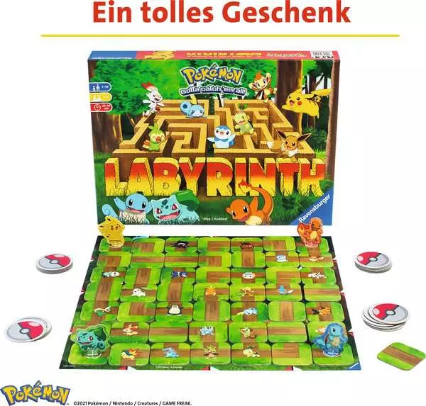 Ravensberger Matratzen Pokémon Labyrinth - Spiel ab 7 Jahren Kauf eins, bekomm eins gratis