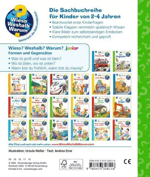 Ravensberger Matratzen Ravensburger Wieso? Weshalb? Warum? junior, Band 31: Formen und Gegensätze VIP-Rabatte