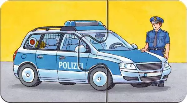Ravensberger Matratzen Kinderpuzzle ab 2 Jahren - Einsatzfahrzeuge - 2 Teile Kostenloser Versand international