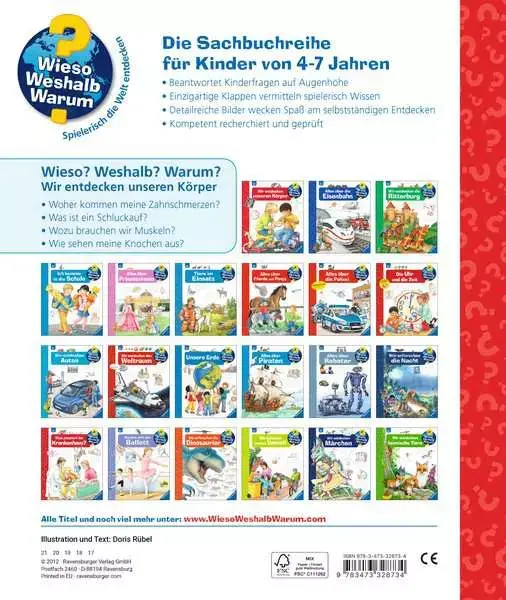 Ravensberger Matratzen Ravensburger Wieso? Weshalb? Warum? Band 1: Wir entdecken unseren Körper Outlet