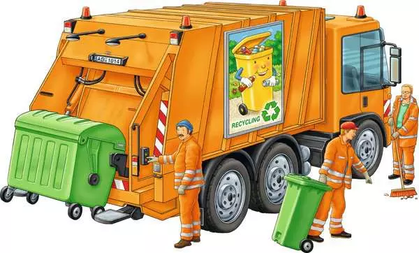 Ravensberger Matratzen Kinderpuzzle ab 4 Jahren - Müllabfuhr - 35 Teile Rabatt