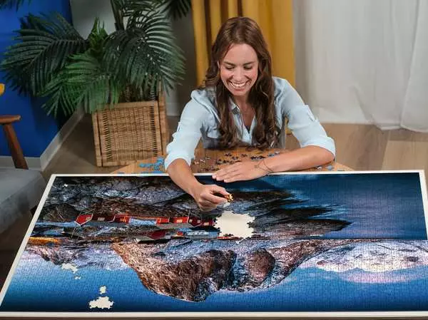 Ravensberger Matratzen Puzzle 3000 Teile - Hamnoy, Lofoten Saisonschlussverkauf