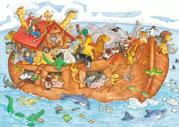 Ravensberger Matratzen Kinderpuzzle ab 4 Jahren - Die große Arche Noah - 48 Teile Cyber Monday