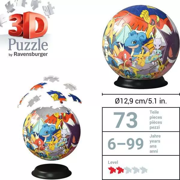 Ravensberger Matratzen 3D Puzzle Ball Pokémon Super Sparpreis