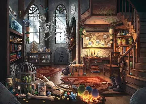 Ravensberger Matratzen Puzzle 759 Teile - Im Drachenlabor Begrenzte Freigabe
