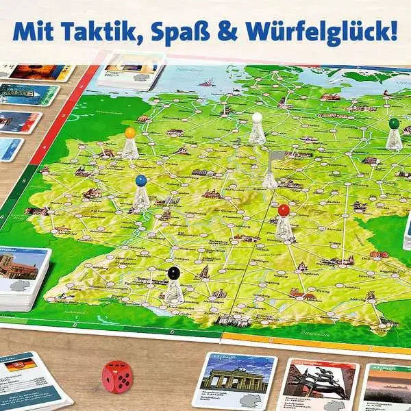 Ravensberger Matratzen Deutschlandreise - Spiel ab 8 Jahren Nur noch ein Tag übrig