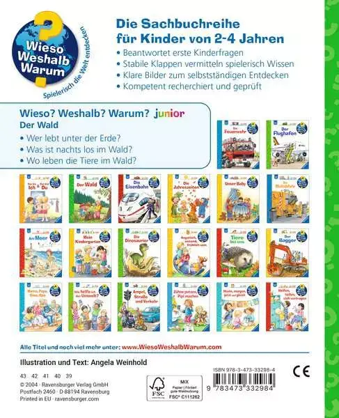 Ravensberger Matratzen Ravensburger Wieso? Weshalb? Warum? junior, Band 6: Der Wald Kostenloser Versand international