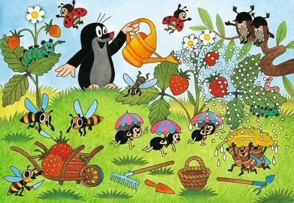 Ravensberger Matratzen Kinderpuzzle ab 4 Jahren - Der Maulwurf im Garten - 24 Teile Rabatte dieses Monats