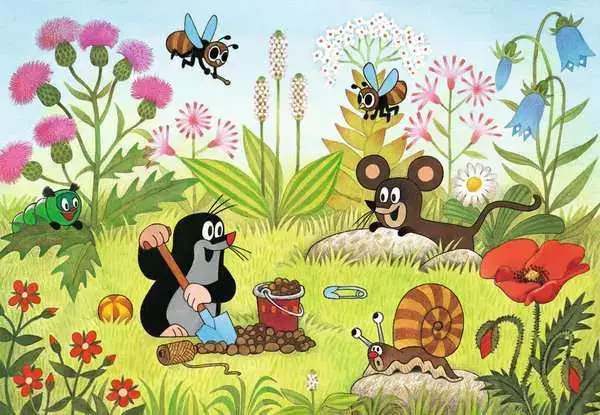 Ravensberger Matratzen Kinderpuzzle ab 4 Jahren - Der Maulwurf im Garten - 24 Teile Rabatte dieses Monats