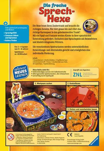 Ravensberger Matratzen Die freche Sprech-Hexe - Kinderspiel ab 4 Jahren Hotsell