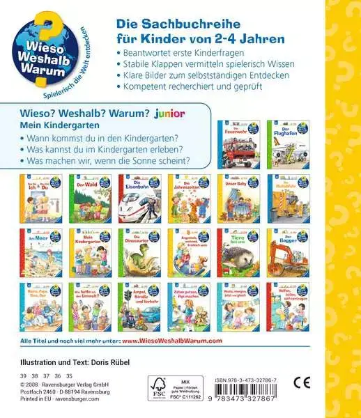 Ravensberger Matratzen Ravensburger Wieso? Weshalb? Warum? junior, Band 24: Mein Kindergarten im Angebot