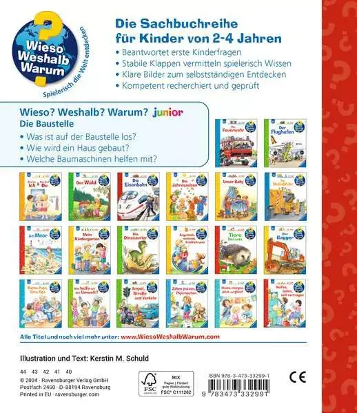 Ravensberger Matratzen Ravensburger Wieso? Weshalb? Warum? junior, Band7: Die Baustelle Günstiger Verkauf