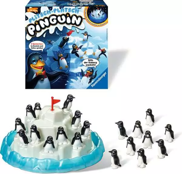 Ravensberger Matratzen Plitsch - Platsch Pinguin - Kinderspiel ab 4 Jahren Fabrik Onlineshop