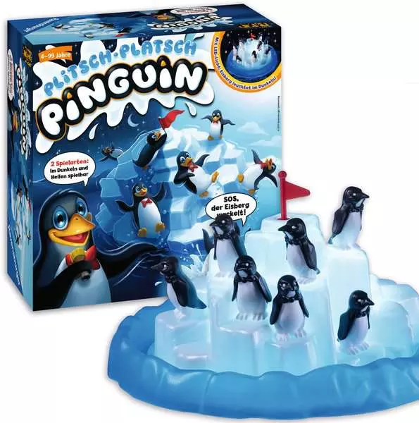 Ravensberger Matratzen Plitsch - Platsch Pinguin - Kinderspiel ab 4 Jahren Fabrik Onlineshop