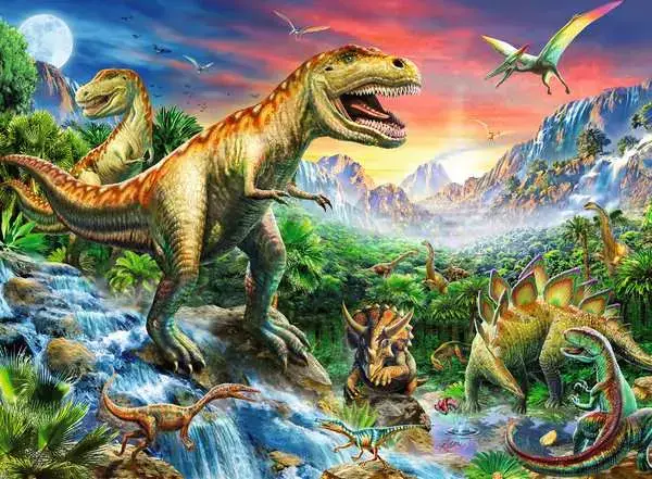 Ravensberger Matratzen Kinderpuzzle ab 6 Jahren - Bei den Dinosauriern - 100 Teile Rabatt
