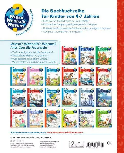 Ravensberger Matratzen Ravensburger Wieso? Weshalb? Warum?, Band 2: Alles über die Feuerwehr Flash Sale