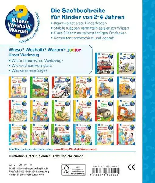 Ravensberger Matratzen Ravensburger Wieso? Weshalb? Warum? junior, Band 40: Unser Werkzeug Weihnachtsangebot