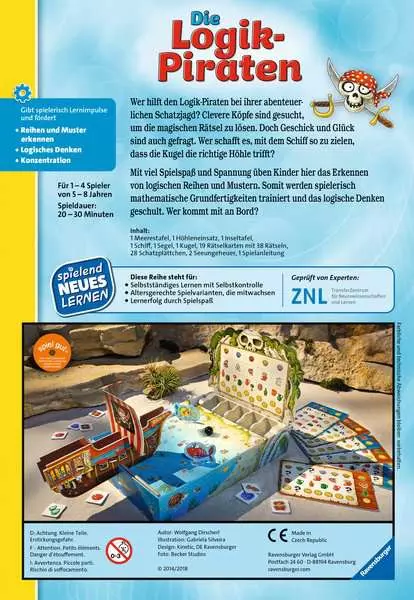 Ravensberger Matratzen Die Logik-Piraten - Kinderspiel ab 5 Jahren Online Outlet