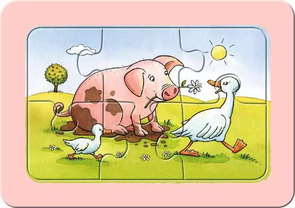 Ravensberger Matratzen Kinderpuzzle ab 2 Jahren - Gute Tierfreunde - 6 Teile Exklusive Angebote