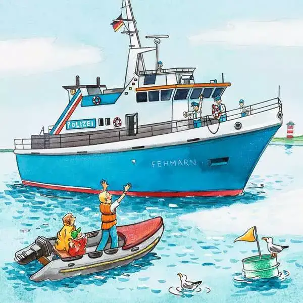 Ravensberger Matratzen Kinderpuzzle ab 5 Jahren - Polizeieinsatz - 49 Teile Zeitbegrenzte Promotion
