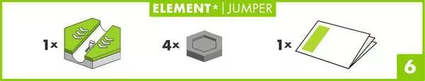 Ravensberger Matratzen GraviTrax Element Jumper - Kugelbahn-Erweiterung für Kinder ab 8 Jahren Speichern exportieren