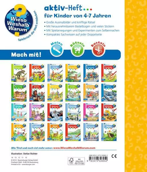 Ravensberger Matratzen Ravensburger Wieso? Weshalb? Warum? aktiv-Heft: Tiere der Welt Black Friday Preise