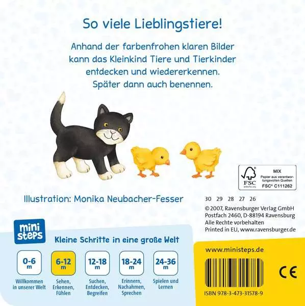 Ravensberger Matratzen ministeps: Meine allerersten Tiere Verkauf