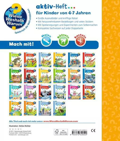 Ravensberger Matratzen Ravensburger Wieso? Weshalb? Warum? aktiv-Heft: Erde Fabrikverkauf