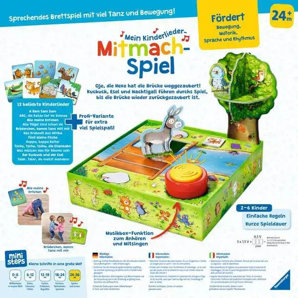 Ravensberger Matratzen Mein Kinderlieder-Mitmachspiel - Kinderspiel ab [age] Jahren Meist gekauft