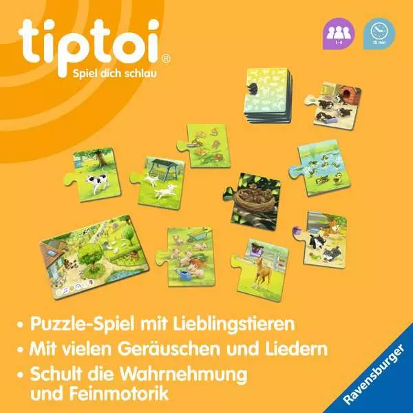 Ravensberger Matratzen tiptoi® Alle meine Tierkinder - Lernspiel ab 2 Jahren Rabatt