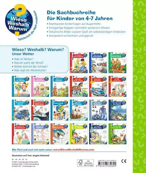 Ravensberger Matratzen Ravensburger Wieso? Weshalb? Warum?, Band 10: Unser Wetter Günstig kaufen