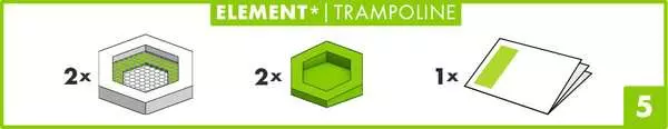 Ravensberger Matratzen GraviTrax Element Trampoline - Kugelbahn-Erweiterung für Kinder ab 8 Jahren Heißer Verkauf